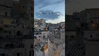Matera, Italy is a real life city. #italy