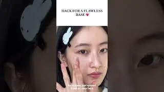HACK FOR A FLAWLESS BASE 💖 #glowupjourney #haircare #usashorts #newyorkcity #california