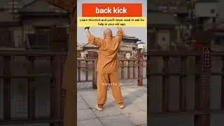 Back kick with a slap&mdash;master this move and stay strong without needing help.