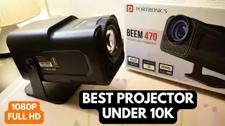 Portronics Beem 470 Smart LED Projector with 1080p Full HD Resolution - Unboxing & Honest Review