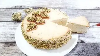 TORTA GELATO BISCOTTO AL PISTACCHIO SENZA GELATIERA Pistachio ice cream cake without ice cream maker