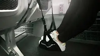 Make flying easier with airplane foot hammock