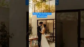 Small & Intimate Wedding Ideas 🤍 #microwedding #smallwedding