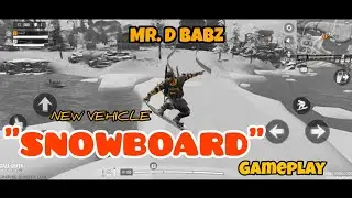 Call of duty mobile season 13 || New vehicle snowboard gameplay || Ski town