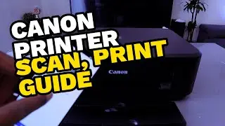 Как сканировать на Android с помощью принтера CANON PIXMA. Печать и отправка по электронной почте.