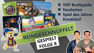 Gespielt Top & Flop Spiel des Jahres Kandidat ? Cascadia/Merchants of the dark road/wat`n dat & mehr