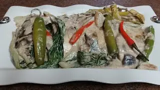 HOW TO COOK BEST GINATAANG POMPANO FISH=SLIM SUMNER