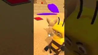 Bear enjoy in desert #superbearadventurehighlights #enjoy #shorts