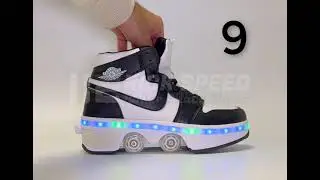 11 Flashing LED Modes! Kick Speed Roller Skate Shoes Shine Day & Night 🌟 | Shop Now!