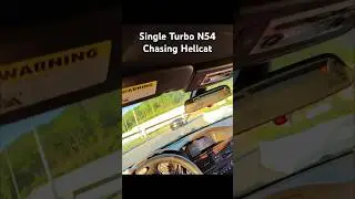 Big Turbo 335i Chasing Swapped Hellcat