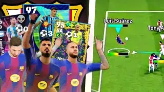 SUAREZ CARREGANDO O TRIO MSN DE POBRE NO EFOOTBALL 😂🤣
