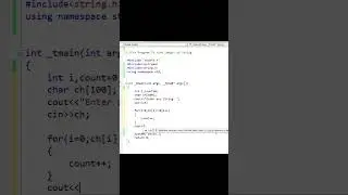 C++ Program to Find Length of String without using strlen() #cppcode#cppprogram#education#cpphub