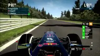F1 2012 PS3 Race Department Sunday League Spa Race 50% Distance