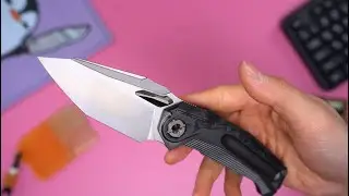 Нож Morpheus Knives Syndicate сталь M390 рукоять Marble CF/Titanium