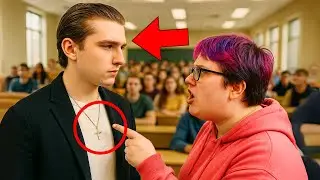 Woke Student Mocks Barron Trump For Wearing Cross in Class &ndash; His Response Shuts the Discussion