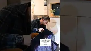 Shower in a van with portable dog pool