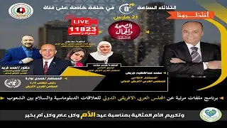 برنامج ملفات مرئيةالإعلامى/ محمد عبد العظيم جريش مع المستشار حمدى نوارة