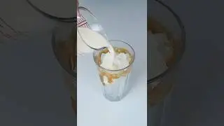 Try my new milk recipe for iced coffee #icedcaramelmacchiato #milkcoffee