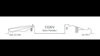 Live uitzending CGKv  Morgenster  Den Helder, Paasfeest zondag 9 april  09.45