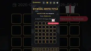 WOTD Stablecoins - 4 Letter Card #binance