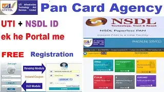 UTI PAN Agency Kaise Le / UTI PSA &  Nsdl e KYC PAN ID kaise banaye / UTI PSA FEE ID KAISE LE 2023