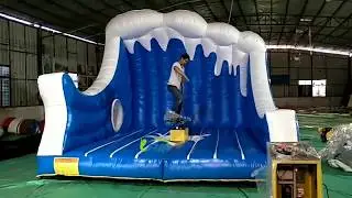 Inflatable Mechanical Surfboard With Machine / Snowboard Surfing Simulator Game
