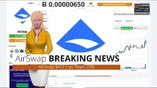 Cryptocurrency AirSwap $AST Surged 25% In the Last Day
