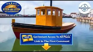 Insanely Simple DIY Wooden Tugboat Build Start to Finish Complete Plans