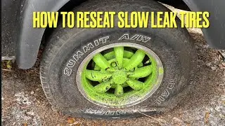 Fixing a slow leak on a tire after sitting for 2 years  
