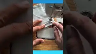 Perfect corner fold under the needle&mdash;smooth stitch, crisp edge, flawless finish.