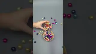 Wooden Cups & Beads Pouring Sounds | ASMR  Reverse🎧🪵 #relaxing #asmrsounds