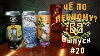 Чё по пенному? #20 Big Village Brewery: Yellow Line, HYPERBOLOID, Purple Dream #пиво #bigvillage