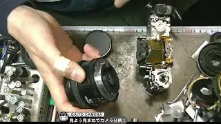 あきらめてしまった Nikon FA ですがメカをよく見ておきましょう