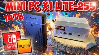 Con el Disco Duro de 14 TB 🤯 El Mini PC M&Aacute;S Salvaje para Emulaci&oacute;n (Ryzen 7 255 + 780M)