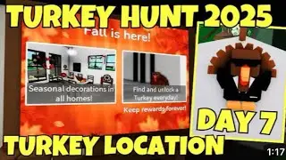 DAY 7/ SEVENTH TURKEY LOCATION | TURKEY HUNT 2025🦃 BROOKHAVEN🏡RP | ROBLOX 
