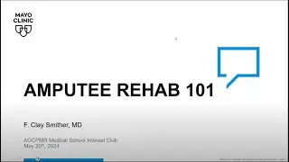 Amputee Rehab 101 with Dr. Smither