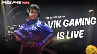 VIK FF LIVE W FACECAM💀| LATE NIGHT STREAM - Free Fire MAX #live #vikff #gaming