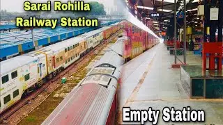 Delhi Sarai Rohilla Railway Station Tour || Double Decker Train