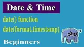 PHP Advanced Part-01| Data & Time Intro | How To Define Date Function | PHP Advanced Tutorial