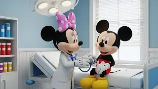 Mickey Mouse Hospital Adventure 🏥 | Doctor Minnie Helps Mickey | 3D Cartoon Kids Story