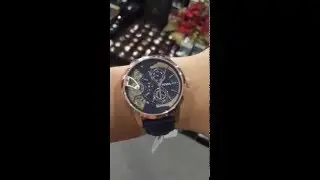Fossil Townsman Multifunction Leather Watch - Blue Me1138
