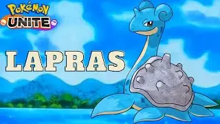 Pokemon Unite LAPRAS Gameplay | Water Pulse and Bubble Beam Moveset