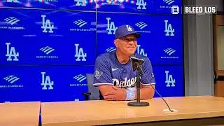 Dave Roberts discusses Roki Sasaki possibly not coming back this season, Shohei Ohtani mound return