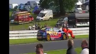 BTCC Crash 2012 Andrew Jordan Angry After Big Crash at Oulton Park - HD