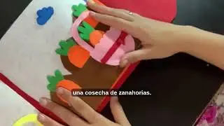 Libro sensorial inclusivo de actividades de la vida diaria.