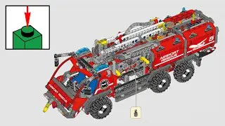 LEGO Technic 42068, Airport Rescue Vehicle - building instructions