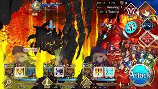 Fate/Grand Order NA - Lostbelt 5.5 Heian-Kyo Ashiya Douman Boss Fight 3T Clear - ft. Saito Hajime
