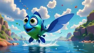 Fish Flew in a Flying Sock 🐟🧦✈️ | Silly Kids Story Song | Fun Learning Adventure