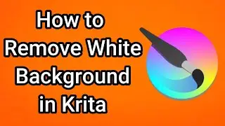 How to Remove White Background in Krita