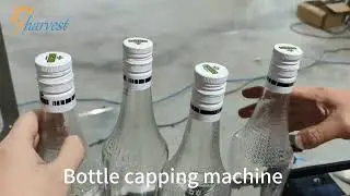 Wine bottle capping machine, glass bottle crimping machine, fully automatic aluminum capping machine